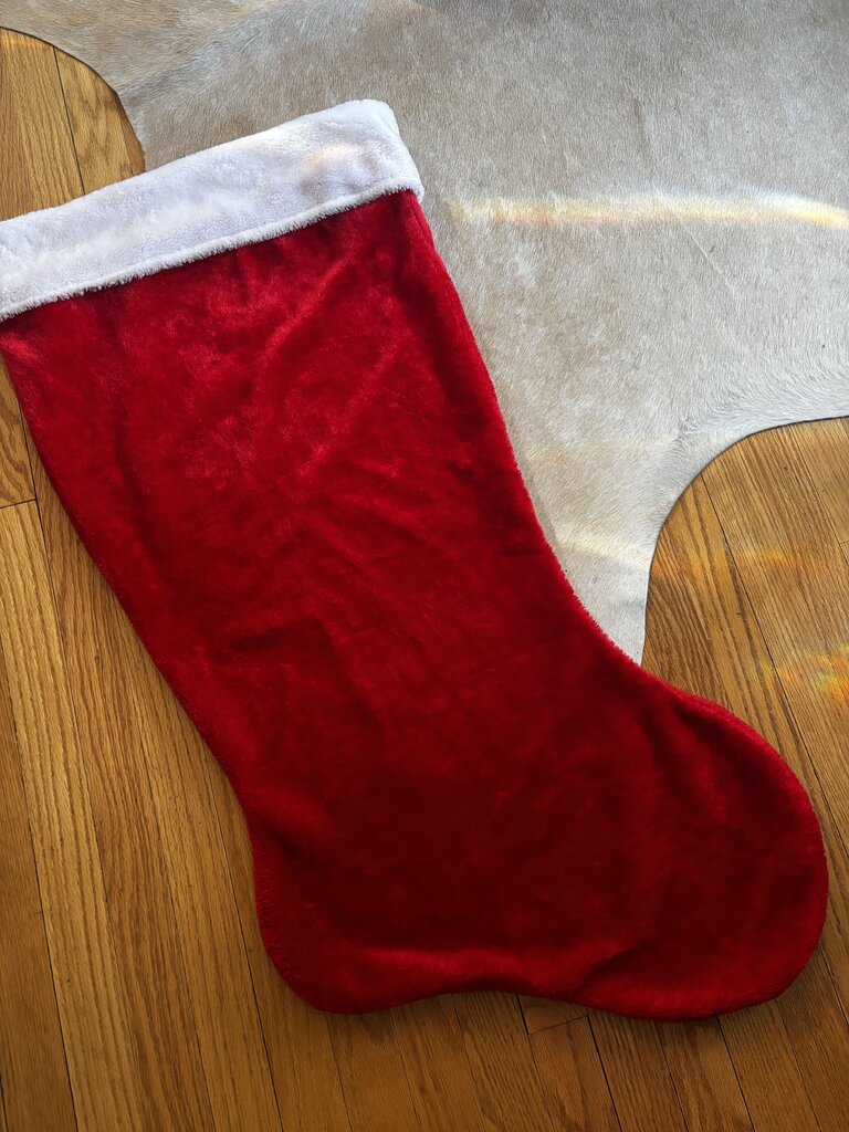 Vintage Large Red Stocking