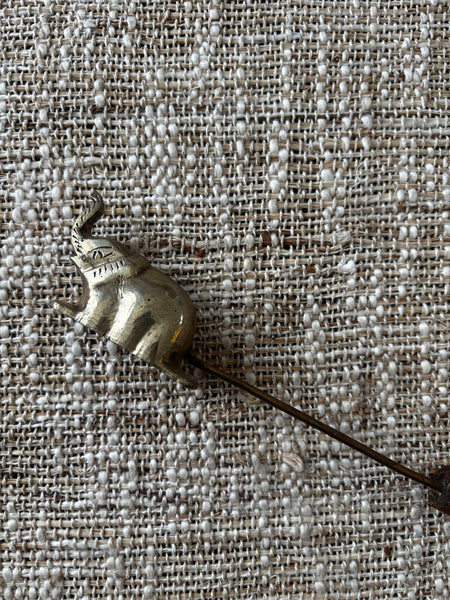 Vintage Brass Elephant Candle Snuffer