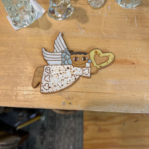 1970's st Andrew's Abby ceramic angel ornament