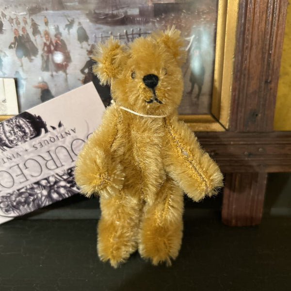 Stiff Mini Teddy Bear Jointed Highly Collectible 4"