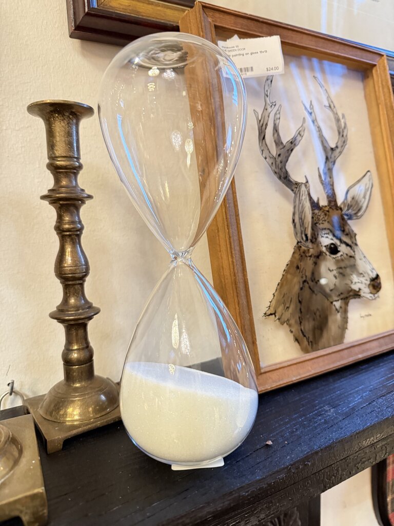 Glass Hourglass