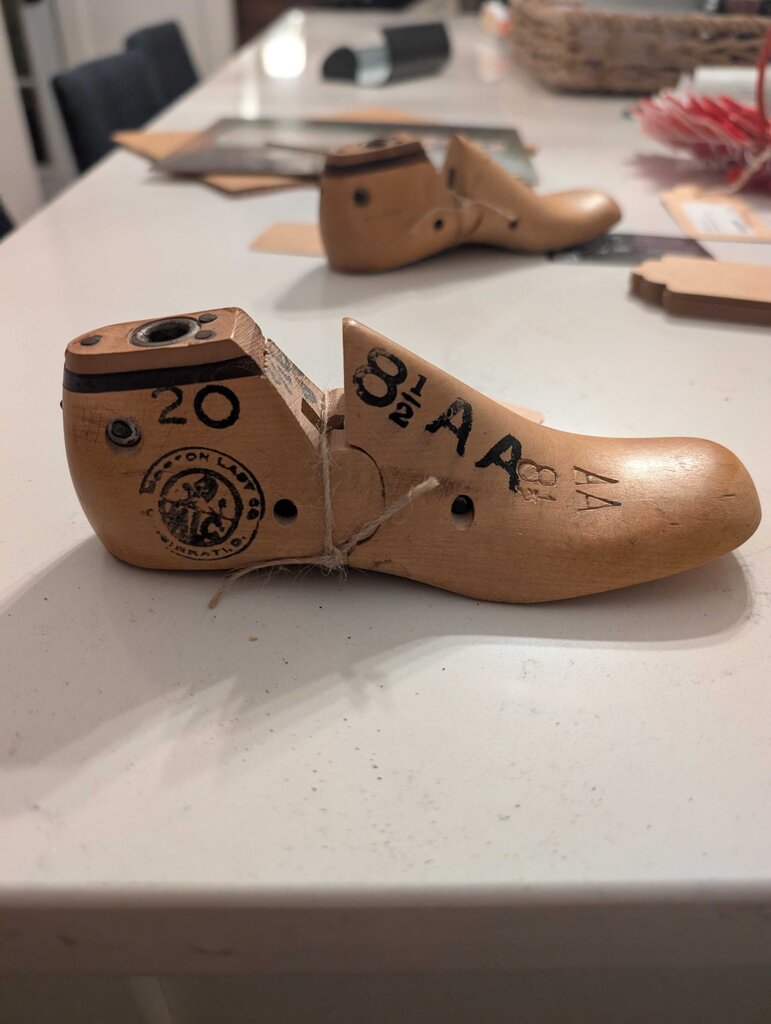 Antique Childs Shoe Form - Left