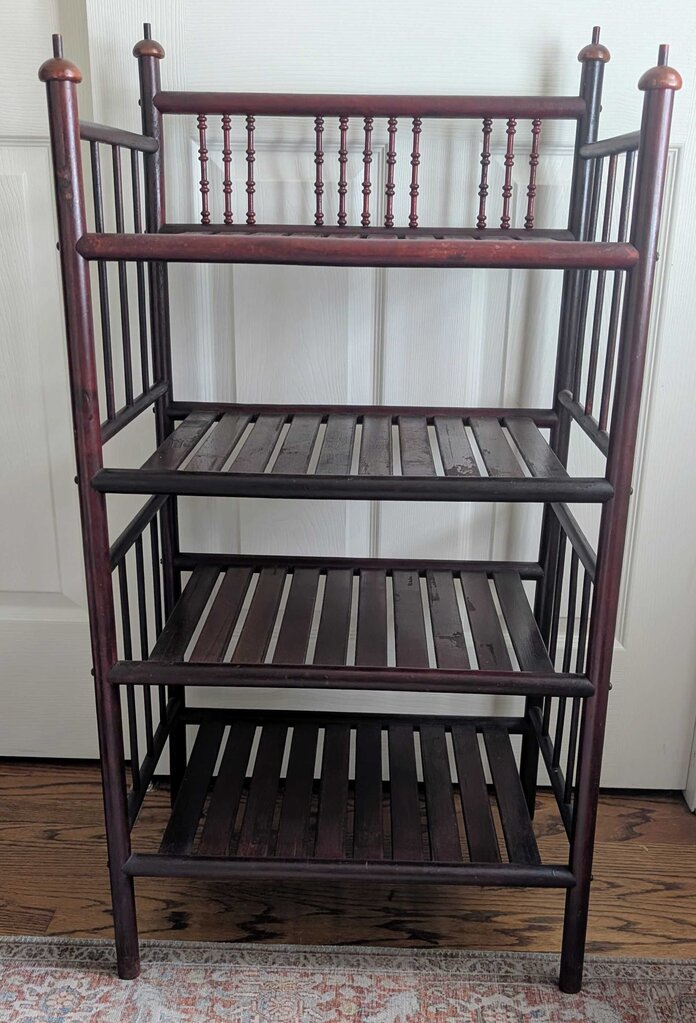Antique 3 Tiered Victorian Shelf 19x38x14 - STORE PU ONLY
