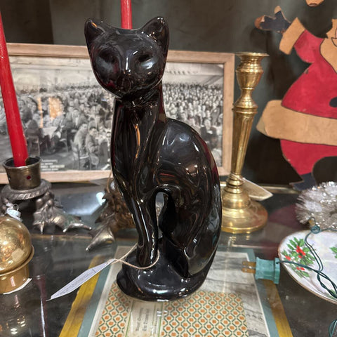 MCM Black Cat Statue 11" tall W1954