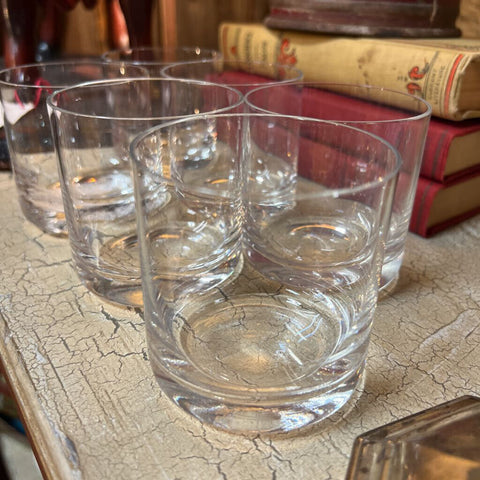Set of 6 Vintage Rocks Glasses