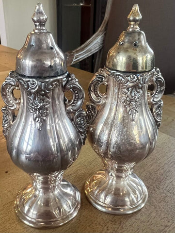 Vintage Wallace Baroque Salt & Pepper