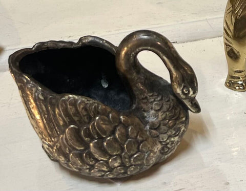 Vintage Silverplate Swan