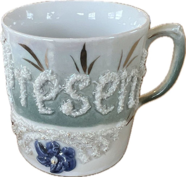 Set of 2 Vintage Brother Present Mugs