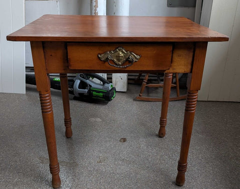 Antique Desk w/Turned Legs STORE PU ONLY