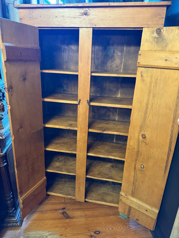 Pine Cupboard 44W 16D 74H IN STORE PICKUP ONLY