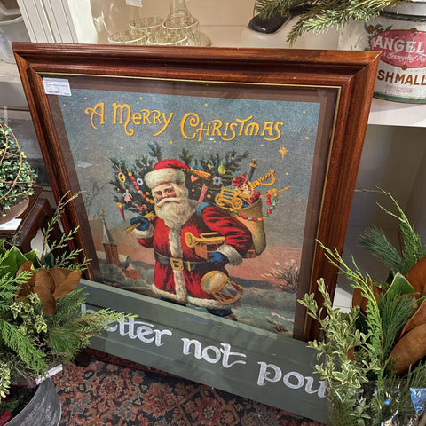 DP Merry Christmas framed print as is