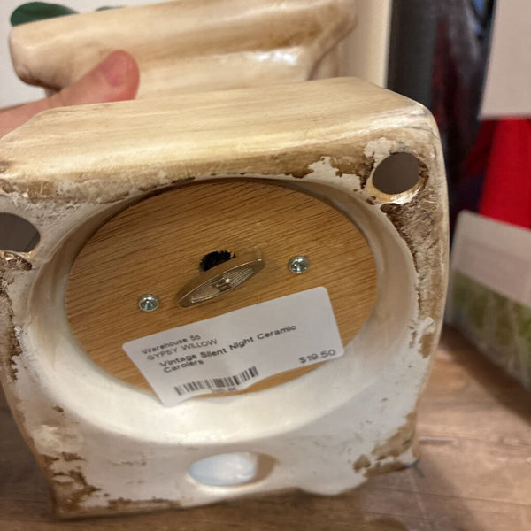 Vintage Silent Night Ceramic Carolers