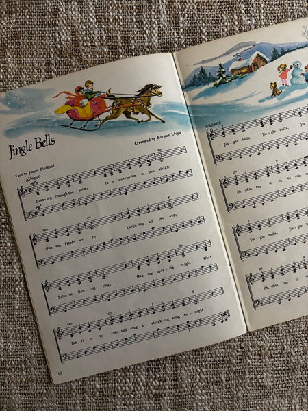 VINTAGE CHRISTMAS CAROLS 1957 Whitman