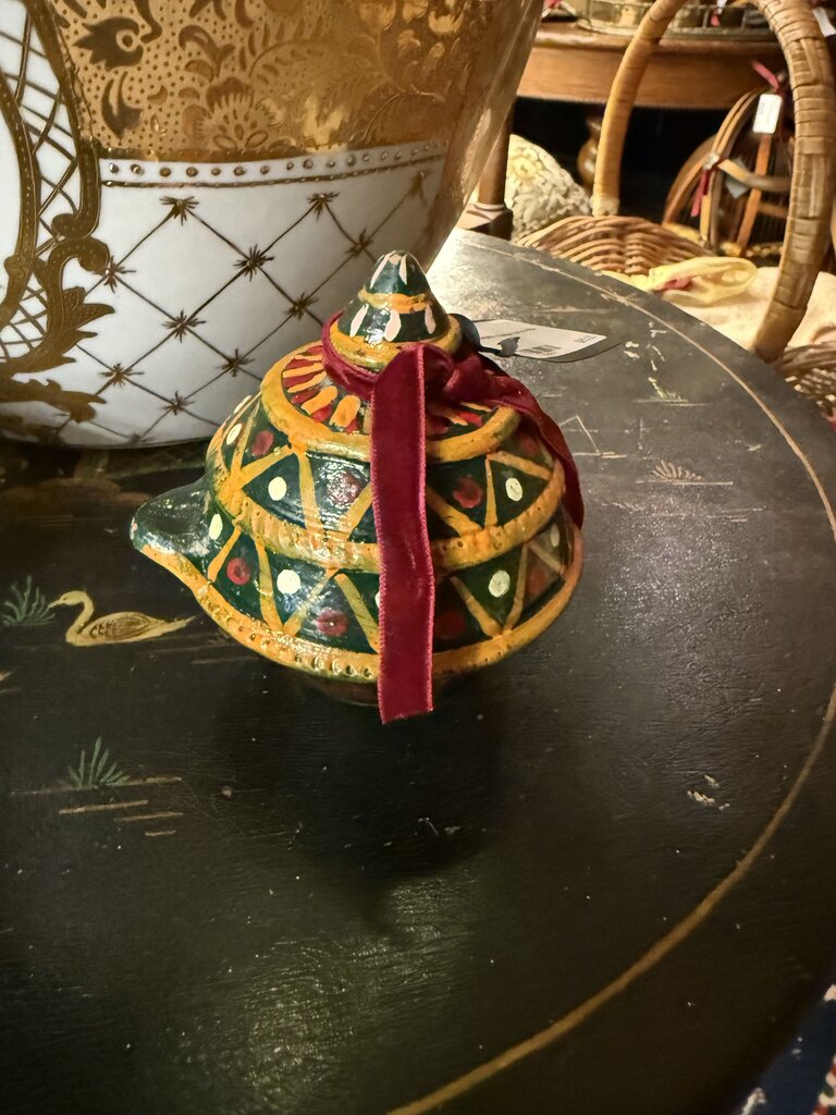 Hand painted incense terracotta