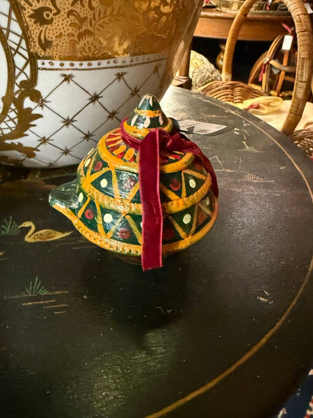 Hand painted incense terracotta