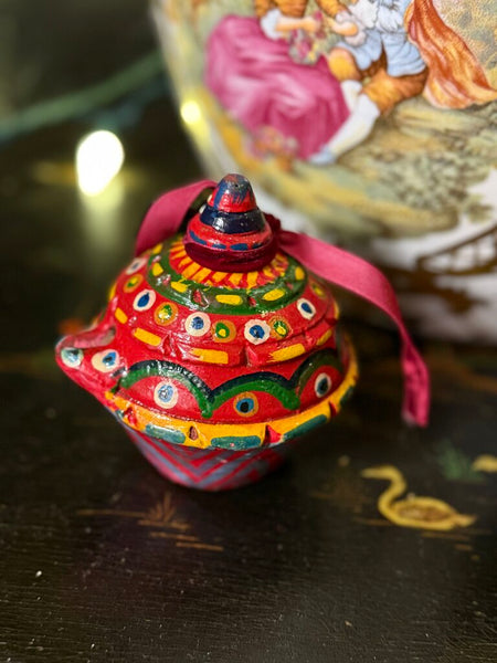 Hand painted incense terracotta
