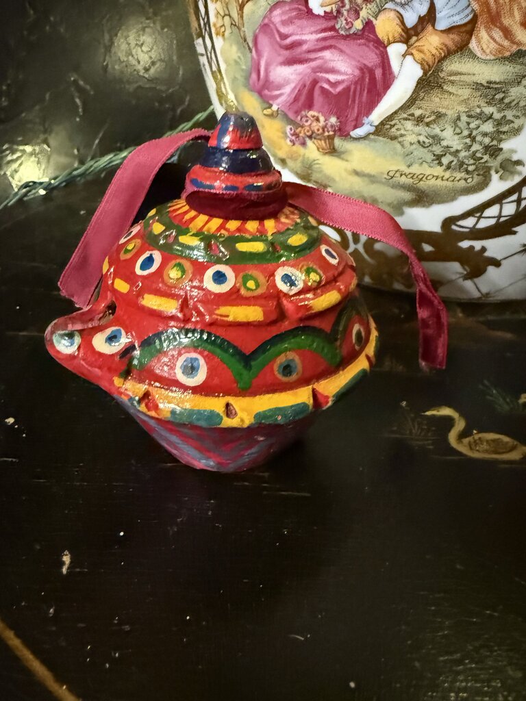 Hand painted incense terracotta