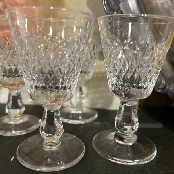 CIT CRYSTAL CORDIAL GLASSES 3.5T SET OF 6