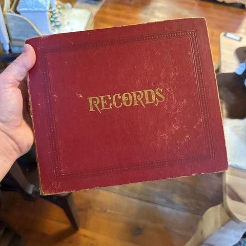 Records Book with 10 45s