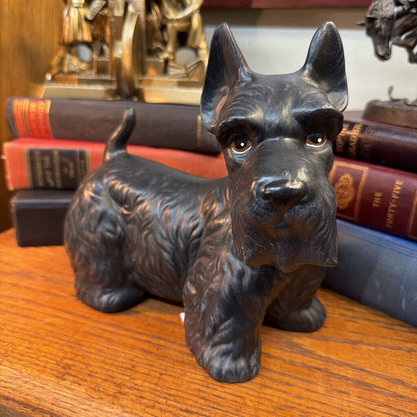 Vintage ceramic schnauzer