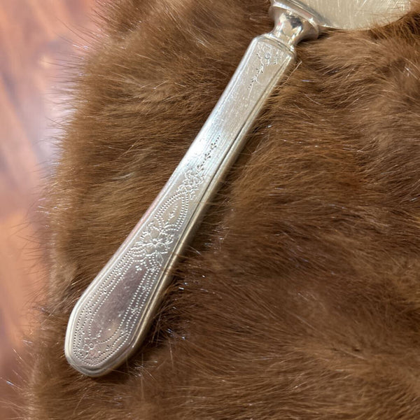 VINTAGE SILVER PLATED PIE SERVER