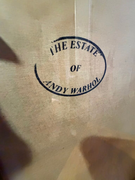 Andy Warhol Original Gouache On Paper Schnauzers Signed