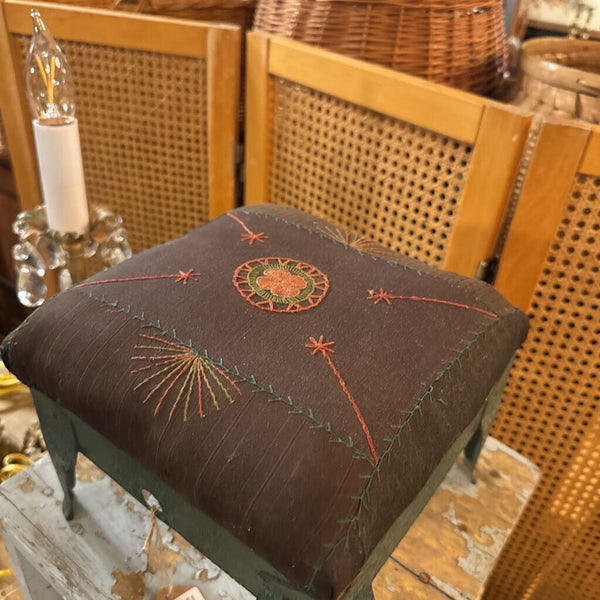 Vintage stool made from salvage