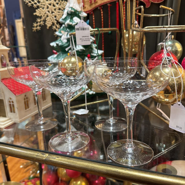 Set of 4 Coupe Glasses W1984