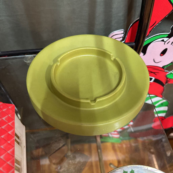 Green Circular Haeger Ashtray W1997