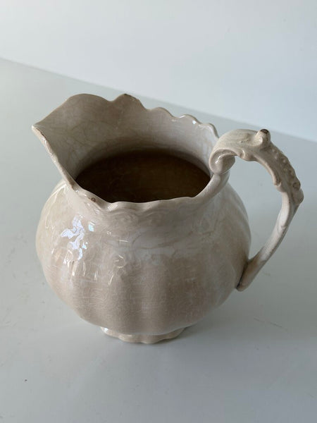 1017 Vintage Scalloped Jug