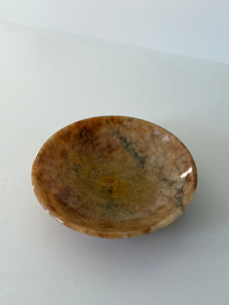 1022 Brown Alabaster Dish