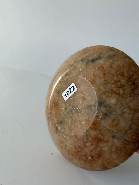 1022 Brown Alabaster Dish
