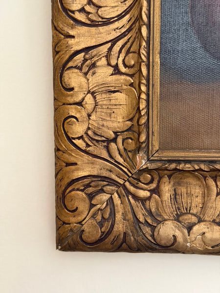 0082 European Walnuts & Apples 19th Century Still Life Painting