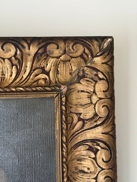 0082 European Walnuts & Apples 19th Century Still Life Painting