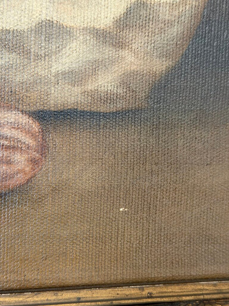 0082 European Walnuts & Apples 19th Century Still Life Painting