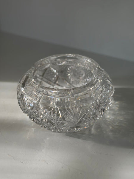 1029 19th Century Crystal Wilcox Meridan Bowl