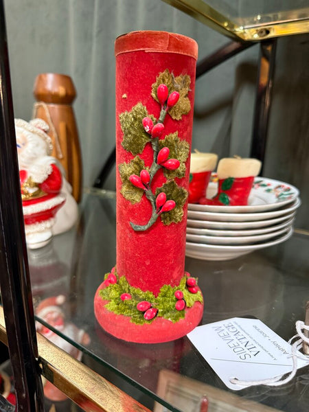 Vintage Felt Candle Holder
