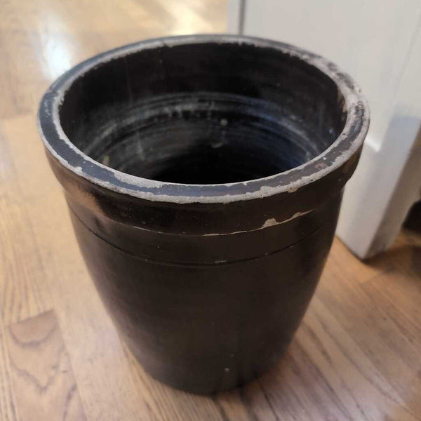 Pretty Vintage Brown Glazed 2 Gallon Stoneware Crock