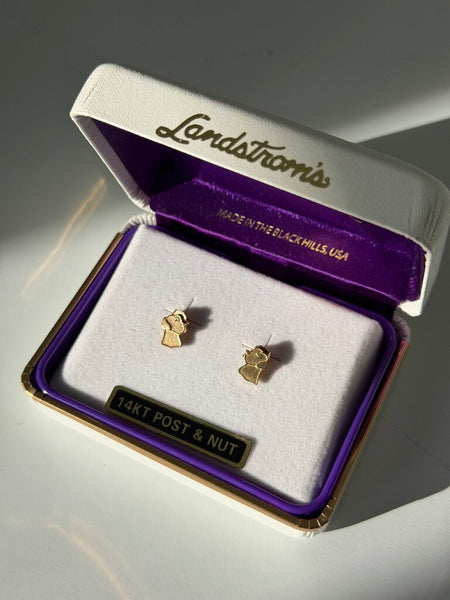 1253 Dog Studs 14K