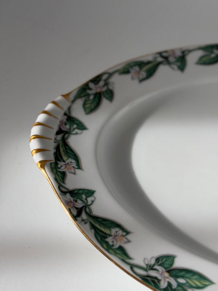 1264 Oval Porcelain Orange Blossom Platter