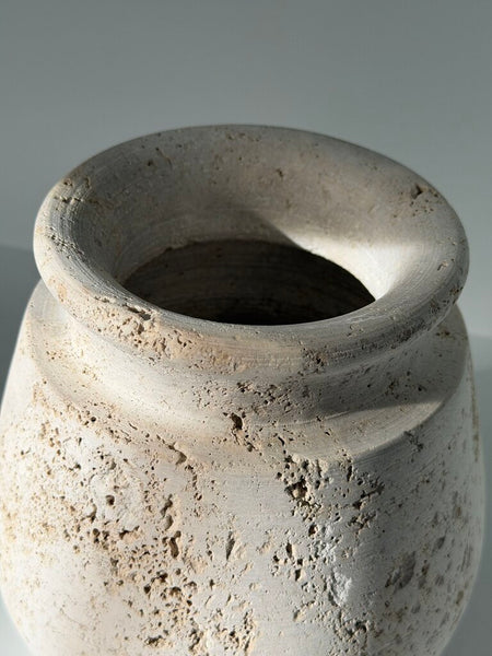 1265 Travertine Vase