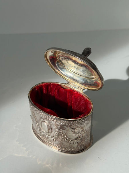 1150 mini silver bow swag box