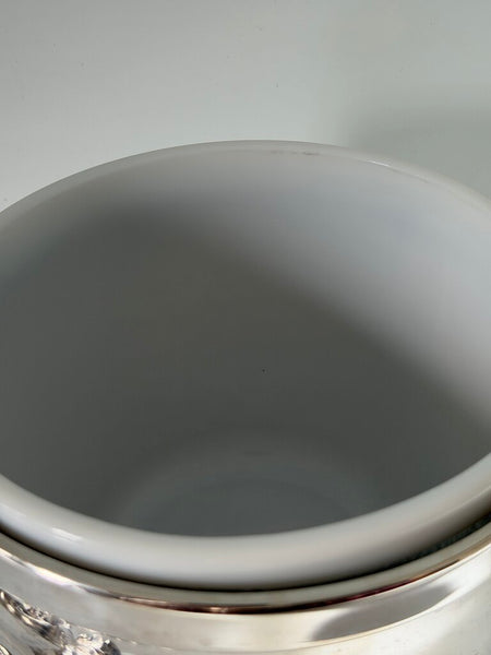 1158 Gorham silver ice bucket (3pc)
