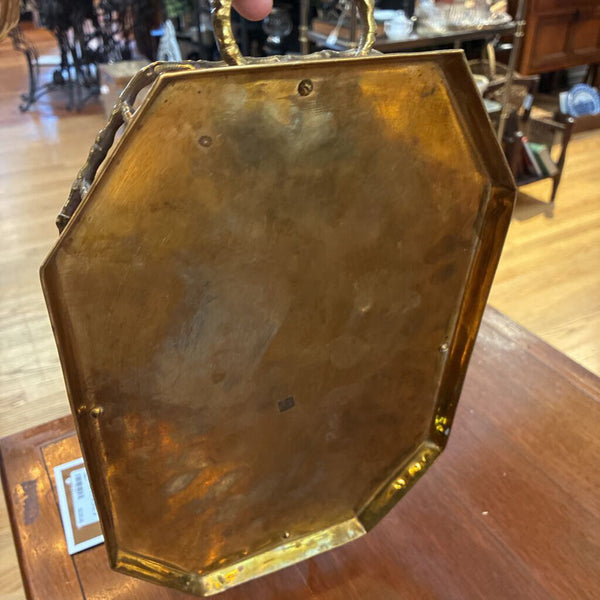 Vintage Brass Faux Bamboo Tray 8" x 15"