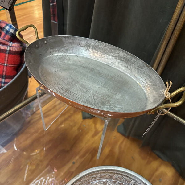 Copper Dish with Handles