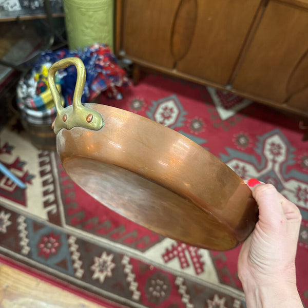 Copper Dish with Handles