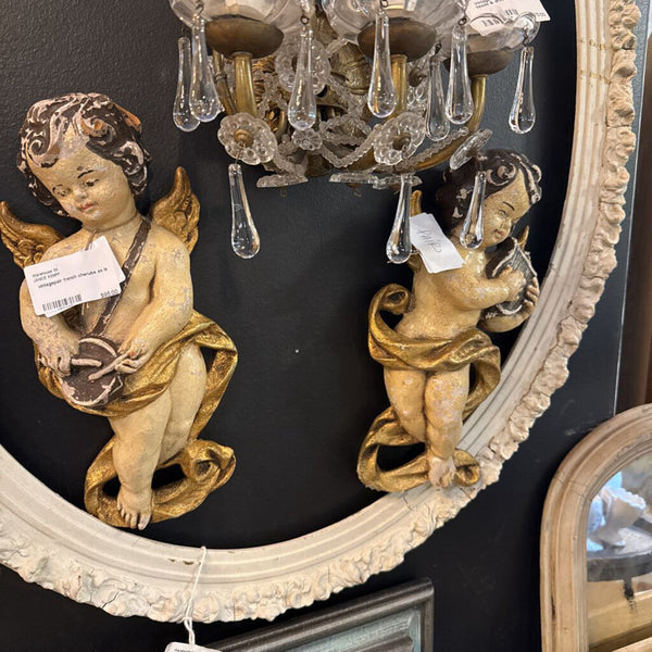 vintagepair french cherubs as is