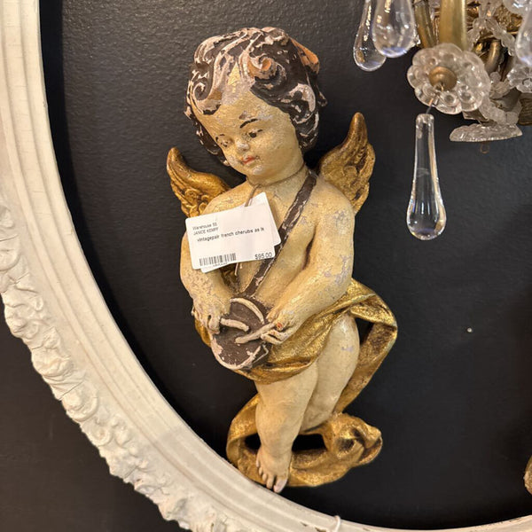vintagepair french cherubs as is