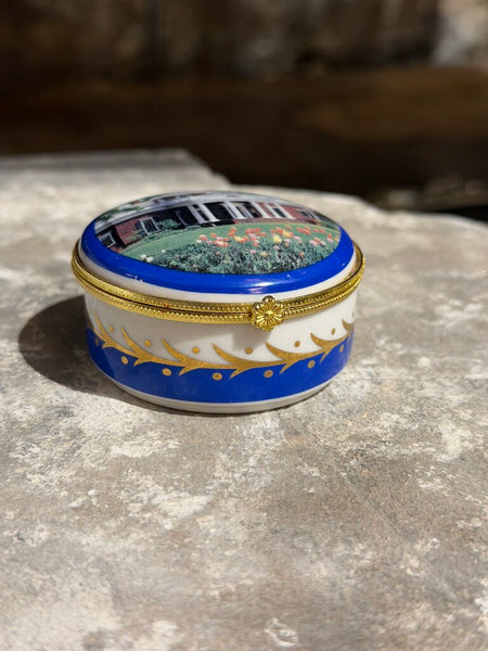 1281 Building Enamel Trinket Box