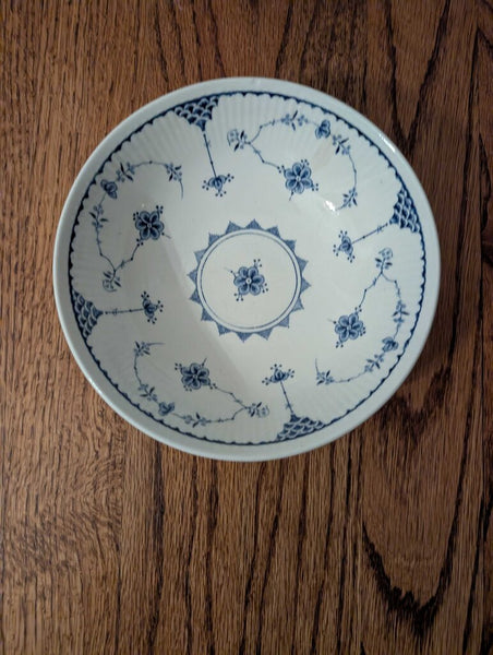 Antique Furnival Denmark Blue English Bowl - 6" (Small Chip)
